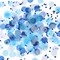 1 Inch Tissue Paper Confetti White Blue Table Confetti for Boys Baby Shower Birthday Decoration, 1.76 oz